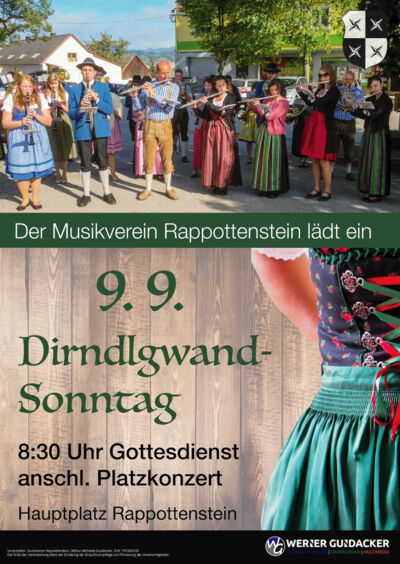Plakat Dirndlgwandsonntag 2018